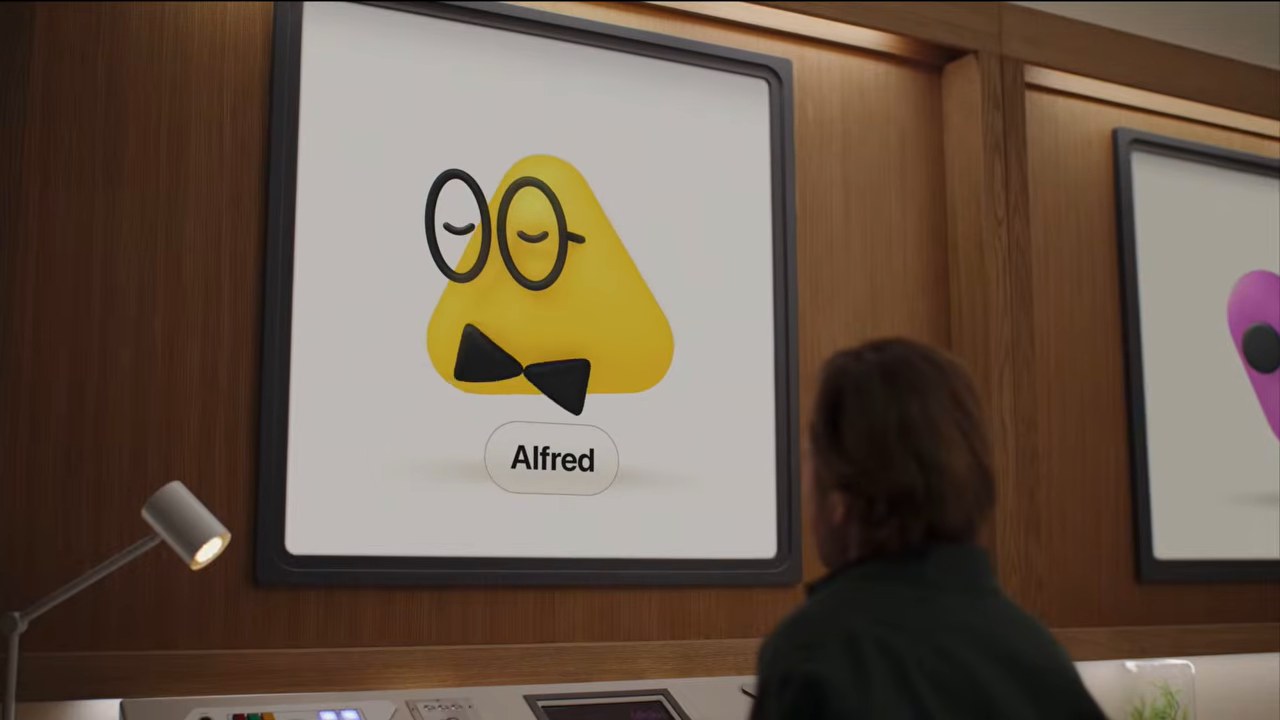 Alfred, the dot in OpenAI's launch video. You name your dot and design how it looks.